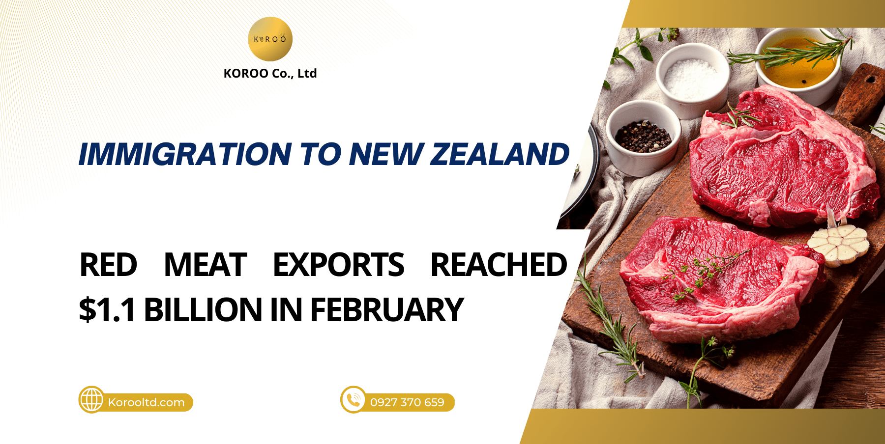 New Zealand Red Meat Exports Reached $1.1 Billion in February