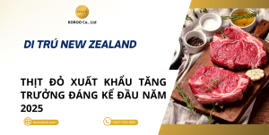 Xuất khẩu thịt đỏ của New Zealand đạt 1,1 tỷ đô la vào tháng 2.