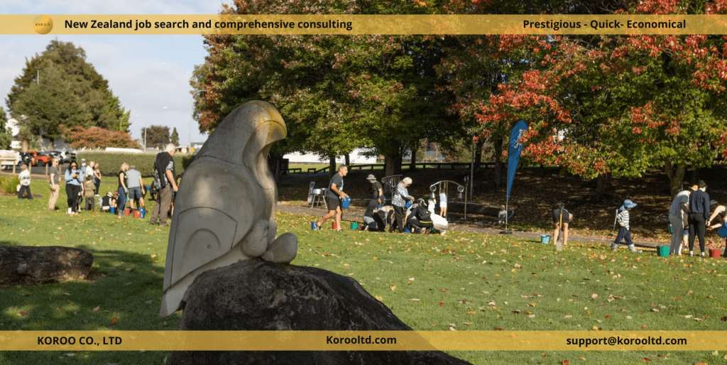 Memorial Daffodil Field at Kuirau Park Nearing Completion