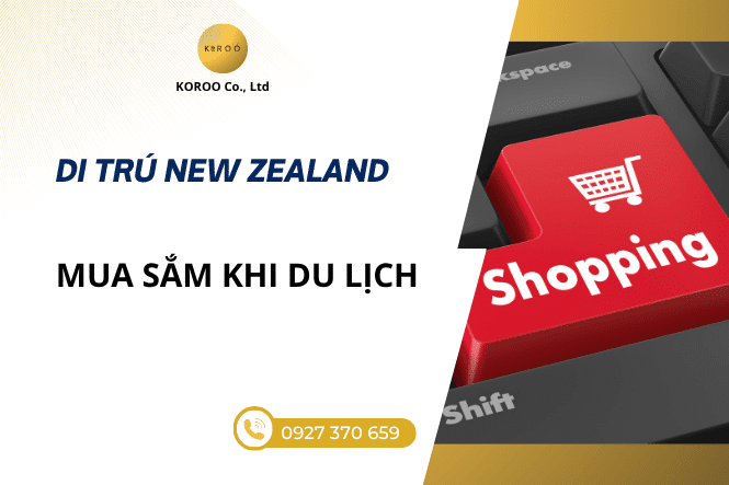 Mua sam khi du lịch den New Zealand