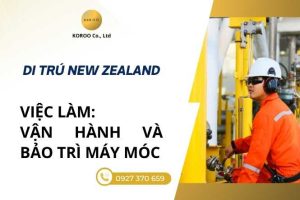 Việc làm New Zealand: Vận hành và bảo trì máy móc