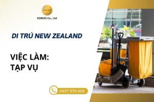 Việc làm New Zealand: Tạp vụ