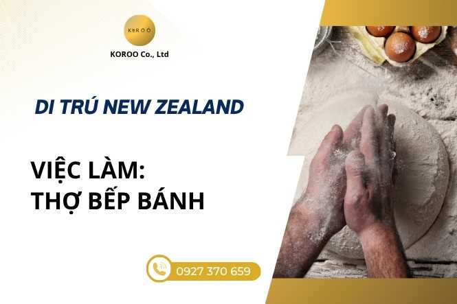 Việc làm New Zealand: Bếp bánh