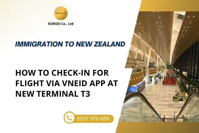 How to Check-in for Flight via VNeID App at New Terminal T3