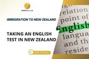 Taking an English Test in New Zealand