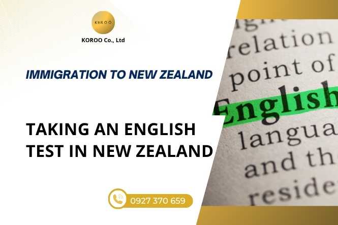 Taking an English Test in New Zealand