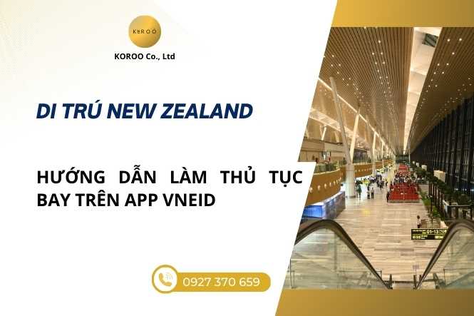 Hướng dẫn thủ tục bay qua app VNeID