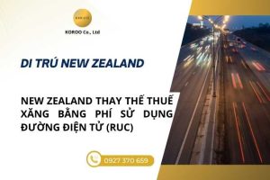 New Zealand Thay Thế Thuế Xăng Bằng Phí Sử Dụng Đường Điện Tử (RUC)