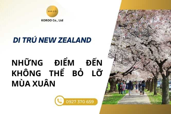 Những điểm đến mùa xuân New Zealand