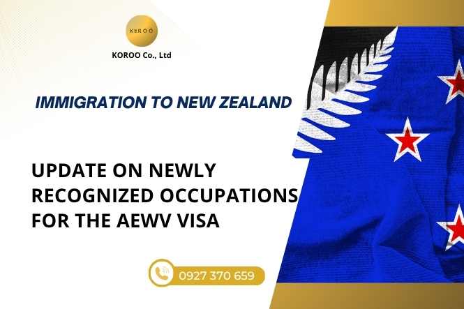 Update on newly recognized occupations for the AEWV Visa