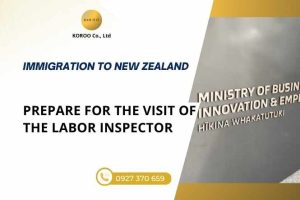 Labour Inspectors visit a business
